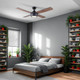 Judson 52" Ceiling Fan (CF52JUD4BK)