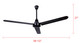 Industrial Fan 60" Ceiling Fan (CP60DW10N)