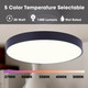 Luna LED Flush Mount (DL-10F-20WS-BK-C)