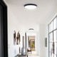 Luna LED Flush Mount (DL-14F-30WS-BK-C)