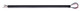 Canarm - DR24BK-1OD-DC - Downrod - Matte Black