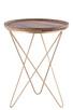 Canarm - HSD-5617-KD - Side Table - Reva - Black With Natural Wood