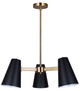 Harken Three Light Chandelier (ICH1145A03BKG)