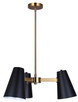 Harken Three Light Chandelier (ICH1145A03BKG)