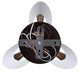 Daxton Three Light Chandelier (ICH1146A03WHG)