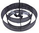 Bellamy Three Light Chandelier (ICH1149A03BK22)