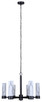 Kristella Six Light Chandelier (ICH1153A06BK)