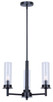 Canarm - ICH1205A03BK - Three Light Chandelier - Benson - Matte Black