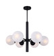 Canarm - ICH1229A06BK - Six Light Chandelier - Mackenna - Matte Black