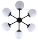 Mackenna Six Light Chandelier (ICH1229A06BK)