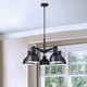 Polo Five Light Chandelier (ICH622A05BK)