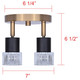 Elsee Two Light Track Lighting (ICW1161A02BKG10)