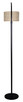 Merritt One Light Floor Lamp (IFL2136B82BK)