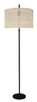 Merritt One Light Floor Lamp (IFL2136B82BK)