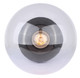 Camilo One Light Flush Mount (IFM1029A08BK-CL)