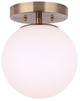 Canarm - IFM1029A08GD-FO - One Light Flush Mount - Camilo - Gold