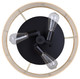 Bellamy Three Light Flush Mount (IFM1149A15NBK)