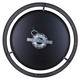 Bellamy Three Light Flush Mount (IFM1149A19BK)