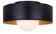 Canarm - IFM1150A13BK - One Light Flush Mount - Daylon - Black