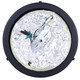 Malloy Two Light Flush Mount (IFM2029B12BK)