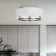 Bonnie Two Light Flush Mount (IFM2191B15GD)