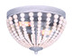 Canarm - IFM564B13BGY - Two Light Flush Mount - Vesta - Grey Metal And Wood