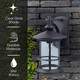 Treehouse One Light Outdoor Downlight (IOL124BK)