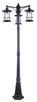 Canarm - IOL156BK - Three Light Outdoor Lantern - Treehouse - Black
