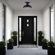 Marcella One Light Outdoor Lantern (IOL360BK)