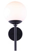 Canarm - IOL465BK - One Light Outdoor Lantern - Kahlo - Black