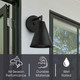 Emeri One Light Outdoor Wall Mount (IOL579BK)
