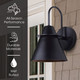 Marloe One Light Outdoor Lantern (IOL596BK)