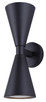 Canarm - IOL658BK - Two Light Outdoor Lantern - Arona - Black