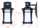 Casper One Light Outdoor Wall Mount (IOL716BK)