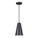 Canarm - IPL1056A01BK - One Light Pendant - Orli - Matte Black