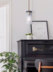 Jenner One Light Pendant (IPL1143A01BKG)