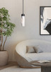 Kristella One Light Pendant (IPL1153A01BK)