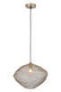 Canarm - IPL1183A01AB20 - One Light Pendant - Warren - Antique Brass