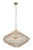 Canarm - IPL1183A04AB35 - Four Light Pendant - Warren - Antique Brass
