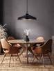Holland Four Light Pendant (IPL1203A04BKG22)