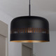 Miles One Light Pendant (IPL1207A01BK)