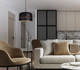 Miles One Light Pendant (IPL1207A01BK)