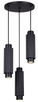Canarm - IPL1231A03BK10 - Three Light Pendant - Cohen - Black