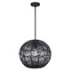 Canarm - IPL2036B01BK - One Light Pendant - Leona - Matte Black