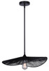 Canarm - IPL2208B01BK - One Light Pendant - Georgia - Matte Black