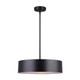 Canarm - IPL318A03BK16 - Three Light Pendant - Dexter - Matte Black