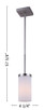 River One Light Pendant (IPL578A01BN)