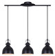 Canarm - IPL622A03BK - Three Light Pendant - Polo - Matte Black