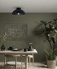 Eddie One Light Semi Flush Mount (ISF2192B01BK)