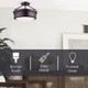 Boku Three Light Semi Flush Mount (ISF624A03ORB)